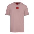 Mens Dusky Pink Diragolino212 Patch S/s T Shirt 88136 by HUGO from Hurleys