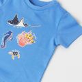 Infants Blue Sea Animals S/s T Shirt 103059 by Mayoral from Hurleys