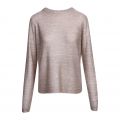 Womens Frosted Almond Vielivati Lurex Knitted Jumper