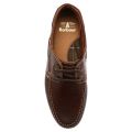 Mens Mahogany Capstan Boat Shoes 110180 by Barbour from Hurleys