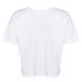 Womens Bright White Teco-22 Cropped S/s T Shirt 20650 by Calvin Klein from Hurleys