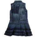 Girls Blue Dizaty Denim Dress 12135 by Diesel from Hurleys