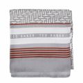Womens Mid Grey Baaker T-Detail Woven Scarf 50695 by Ted Baker from Hurleys
