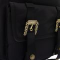 Mens Black Nylon Buckle Backpack 90437 by Versace Jeans Couture from Hurleys