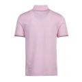 Mens Pale Pink Soya Herringbone S/s Polo Shirt 73431 by Ted Baker from Hurleys
