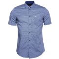Mens Blue S-Leppa-Sho S/s Shirt
