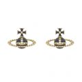 Womens Gold/Ruthenium Mayfair Bas Relief Earrings 82477 by Vivienne Westwood from Hurleys