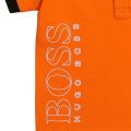 Toddler Orange Vertical Logo S/s Polo Shirt 78401 by BOSS from Hurleys