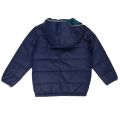 Boys Navy & Green Classic Reversible Padded Jacket 14838 by Lacoste from Hurleys