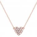 Womens Rose Gold Pave Crystal Heart Pendant 18343 by Ted Baker from Hurleys