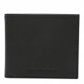 Mens Black Embossed Bifold Wallet 55610 by Emporio Armani from Hurleys