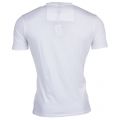 Mens White Regular Fit S/s Tee Shirt 69688 by Armani Jeans from Hurleys