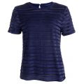 Womens Nocturnal Bernice Velvet Stripe Top 15258 by French Connection from Hurleys