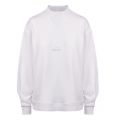 Casual Womens White Tacrush Logo Sweat Top 42618 by BOSS from Hurleys