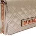 Womens Rose Gold Quilted Crossbody Clutch Bag 57885 by Love Moschino from Hurleys