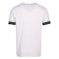 Mens White Bold Tipped Cuff S/s T Shirt 47662 by Fred Perry from Hurleys