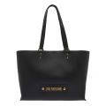 Womens Black Smooth Shopper Bag 53188 by Love Moschino from Hurleys