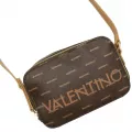 Valentino Bag Womens Brown Logo Liuto Print Camera