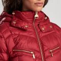 Womens Rhubarb Cross Hooded Quilted Coat 51331 by Barbour International from Hurleys