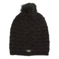 Womens Black Cable Hat with Pom 46349 by UGG from Hurleys