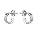 Womens Silver/Crystal Seeni Mini Hoop Earrings 54436 by Ted Baker from Hurleys