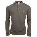 Mens Svg Adventurine Chine Classic Marl L/s Polo 14692 by Lacoste from Hurleys