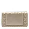Womens Pale Gold Quilted Phone Crossbody Bag 53210 by Love Moschino from Hurleys