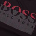 Casual Mens Black Thady 1 Check S/s T Shirt 81217 by BOSS from Hurleys