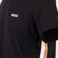 Mens Black Fashion Tape S/s T Shirt 107181 by BOSS from Hurleys
