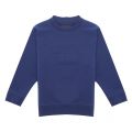 Boys Blue Embossed Logo Crew Sweat 30711 by Emporio Armani from Hurleys