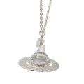Womens Silver/Crystal Sorada Small Orb Pendant Necklace 77161 by Vivienne Westwood from Hurleys