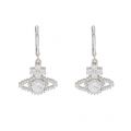 Womens Silver/White Valentina Orb Drop Earrings 47218 by Vivienne Westwood from Hurleys