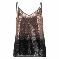 Womens Black/Gold Vielvia Sequin Cami Top 33777 by Vila from Hurleys
