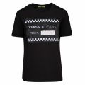 Womens Black Heritage Logo S/s T Shirt 41686 by Versace Jeans from Hurleys