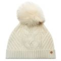 Womens Cream Lisabet Cable Knitted Pom Pom Hat 68598 by Ted Baker from Hurleys