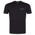 Mens Black Training Logo Series S/s T Shirt 20334 by EA7 from Hurleys