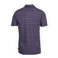 Mens Navy Edaname Geo S/s Polo Shirt 83248 by Ted Baker from Hurleys