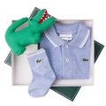 Baby Cloudy Blue S/s Polo Shirt & Sock Set (1yr) 63744 by Lacoste from Hurleys