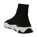 Womens Black Sock Runner Trainers 57193 by Mallet from Hurleys