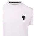 Mens White Rubber Mini Man S/s T Shirt 108019 by Karl Lagerfeld from Hurleys
