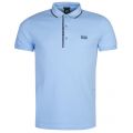 Athleisure Mens Open Blue Paule 4 Slim S/s Polo Shirt 22057 by BOSS from Hurleys
