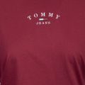 Womens Cranberry Crush Classic Essential Logo S/s T Shirt 101642 by Tommy Jeans from Hurleys