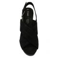 Womens Black Suede Ibiza Heeled Sandals 59497 by Toms from Hurleys
