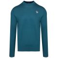 Mens Teal Classic Zebra Crew Neck Knitted Jumper 40866 by PS Paul Smith from Hurleys