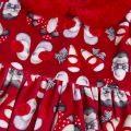 Infant Girls Red Faux Fur Collar Printed Dress 75601 by Mayoral from Hurleys
