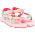 Girls Pink Rainbow Strap Sandals 105115 by Billieblush from Hurleys