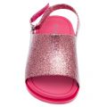 Girls Pink Glitter Beach Slide Sandals (4-9) 21534 by Mini Melissa from Hurleys