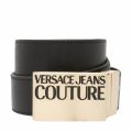 Mens Black Logo Buckle Belt 74294 by Versace Jeans Couture from Hurleys