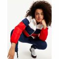 Womens White/Navy/Red Colourblock Padded Jacket 76206 by Tommy Jeans from Hurleys