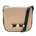 Womens Taupe Brontie Bow Cross Body Bag